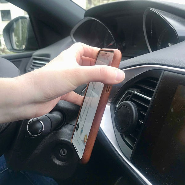 Support de téléphone magnétique pour voiture avec 4 aimants