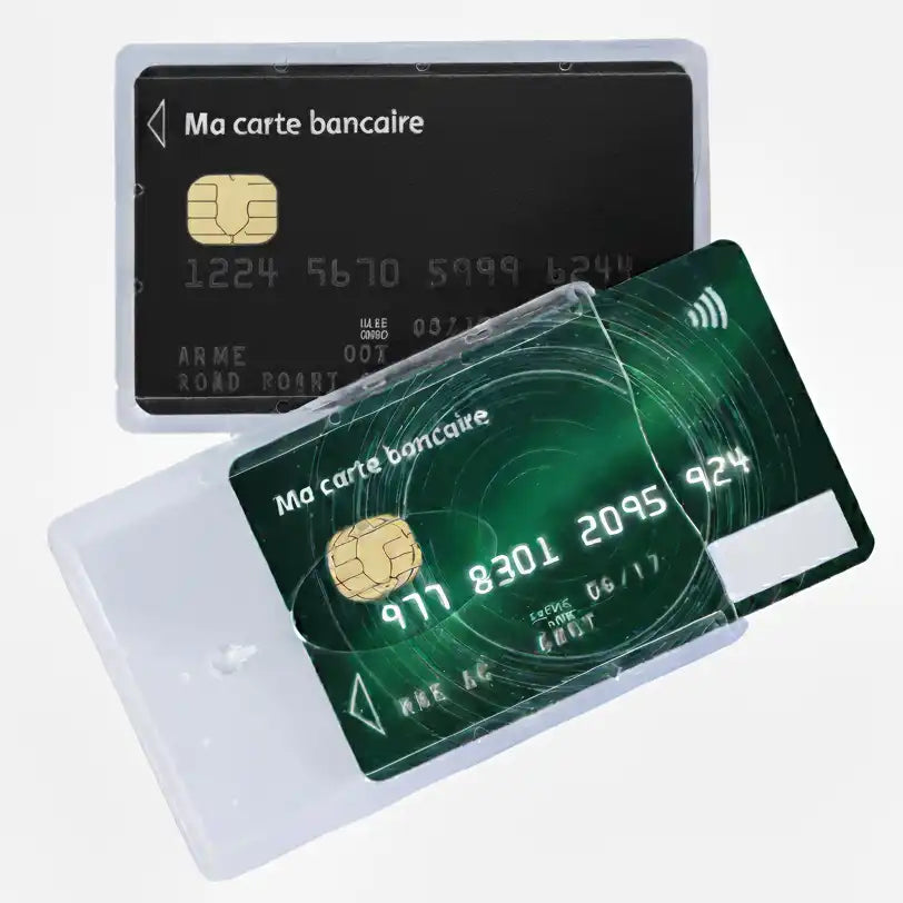Étui Anti-RFID Rigide Carte Bancaire - Fabrication Française