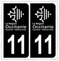 Auto - Autocollant immatriculation 11 – Occitanie