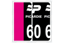 Auto - Autocollant immatriculation 60 – Hauts-de-France