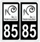 Auto - Autocollant immatriculation 85 – Pays de la Loire