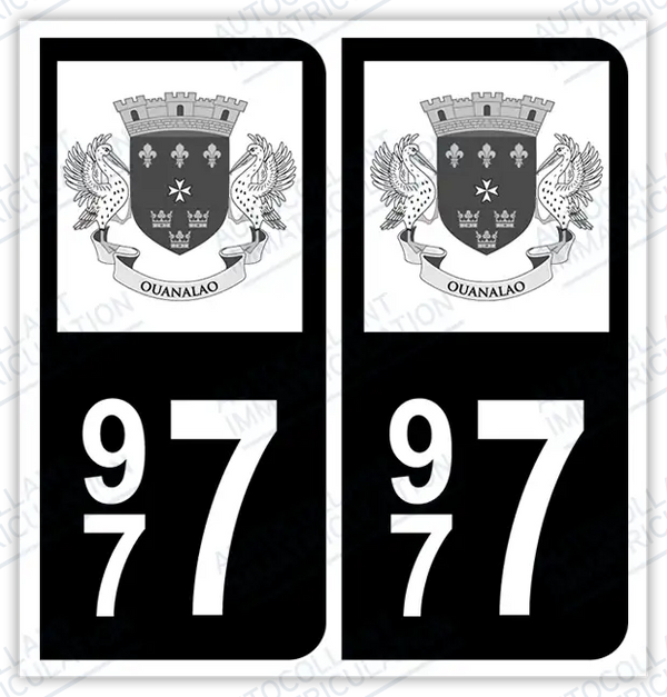 Paire De Stickers Adhésifs à Sec Itom Astor - Référence AD770044 - Neufs - Origine Italie