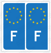 Auto - Sticker Immatriculation – France