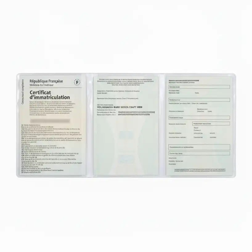 Protection Carte Grise Transparente Fabriquée en France