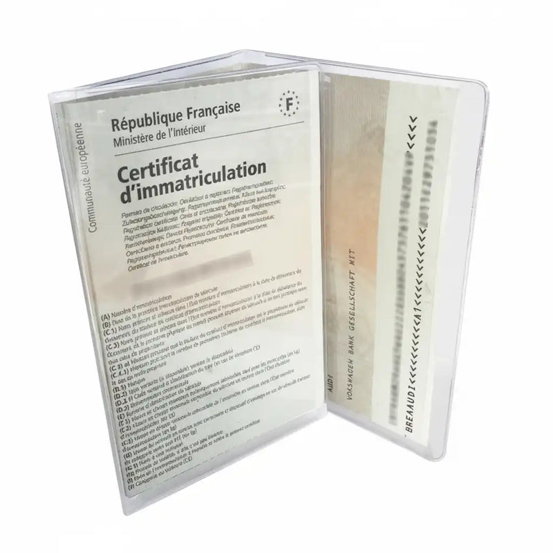 Protection Carte Grise Transparente Fabriquée en France