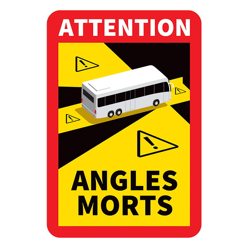 Autocollant Angles Morts (Bus/Camion)