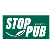 Autocollant STOP-PUB carré