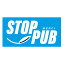 Autocollant STOP-PUB carré