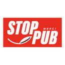 Autocollant STOP-PUB carré