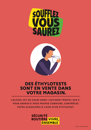 Affiche éthylotests