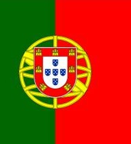 Autocollant drapeau Portugal pour plaque immatriculation