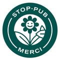 Autocollant STOP-PUB rond