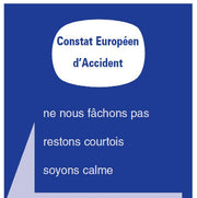 Constat amiable d'accident