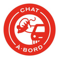 Autocollant chat à bord