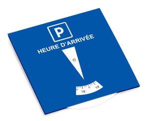 Disque de stationnement pour zone bleue